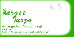 margit turzo business card